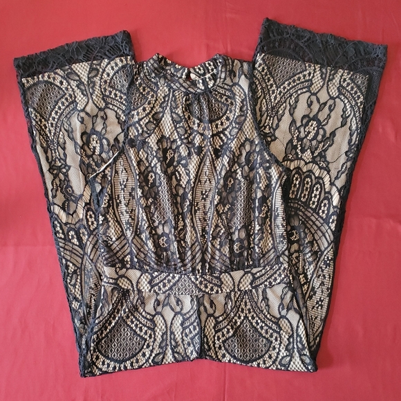 Love Fire Black Lace Jumpsuit - Picture 3 of 12